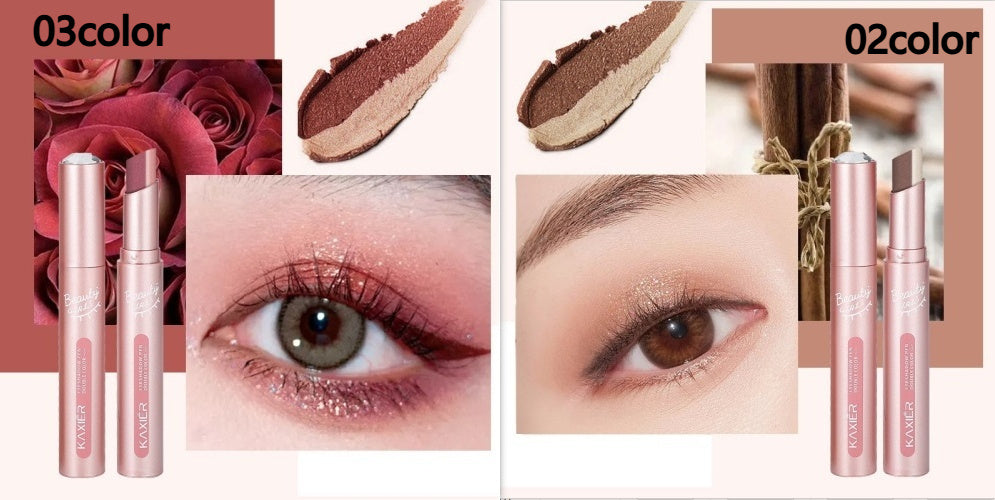 Waterproof And Sweat-proof Gradient Two-color Lazy Eyeshadow Stick-f9e03f42258f3db1eb75fa073113b1a