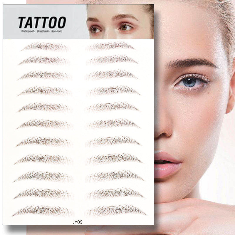 Waterproof 6D Eyebrow Tattoo Semi-Permanent Embroidery Natural Long Lasting Fake Eyebrow-383769939a7ef268f920b4351036744