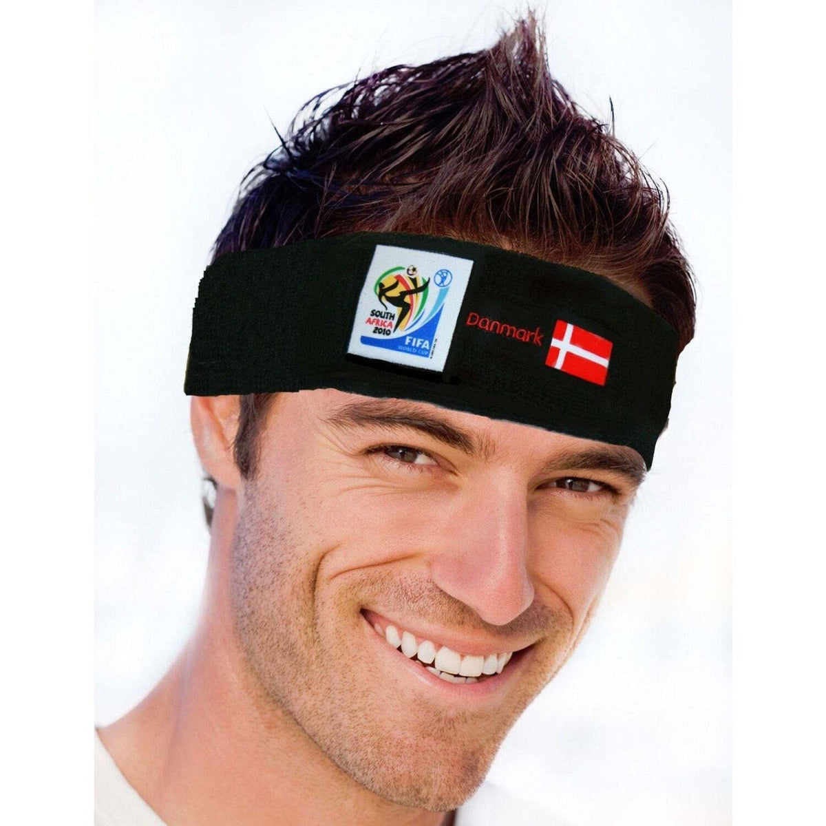 Denmark World Cup Soccer Headband – Official FIFA Licensed Retro Fan Gear-Denmark World Cup Soccer Headband – Official FIFA Licensed Retro Fan Gear