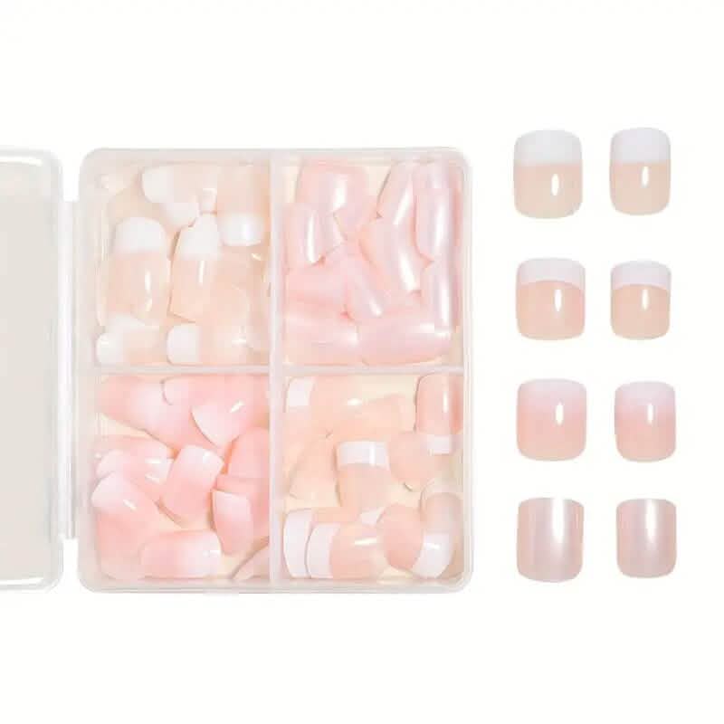 96-Pieces: Short Square Acrylic Press-On Nails-96-Pieces: Short Square Acrylic Press-On Nails
