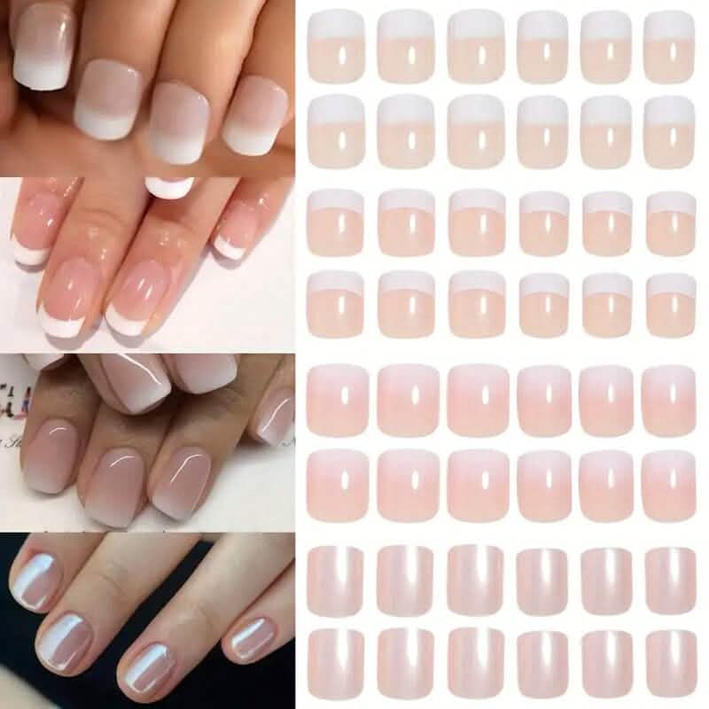 96-Pieces: Short Square Acrylic Press-On Nails-96-Pieces: Short Square Acrylic Press-On Nails