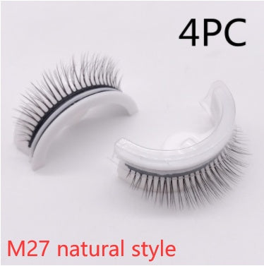 Reusable 3D Mink Lashes Natural False Eyelashes Self Adhesive Fake Glue Free Makeup Eyelash Extension Silk-9e4c70d47a11d44899f93965a8edc4b4