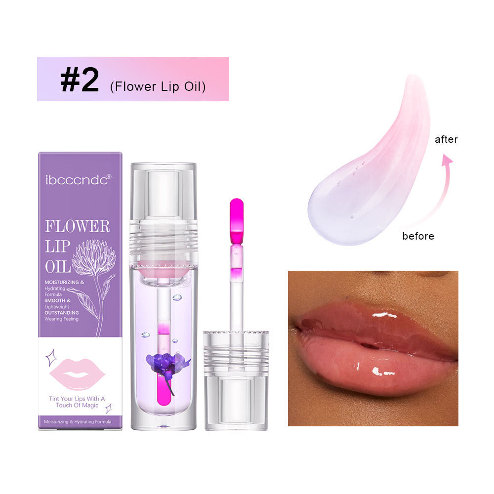 Flower Color Changing Lip Oil Moisturizing Jelly Lipgloss Clear Temperature Change Liquid Lipstick Reduce Lip Line Make Up-768b5fae3bd54173dbcb3d7fc9187c08