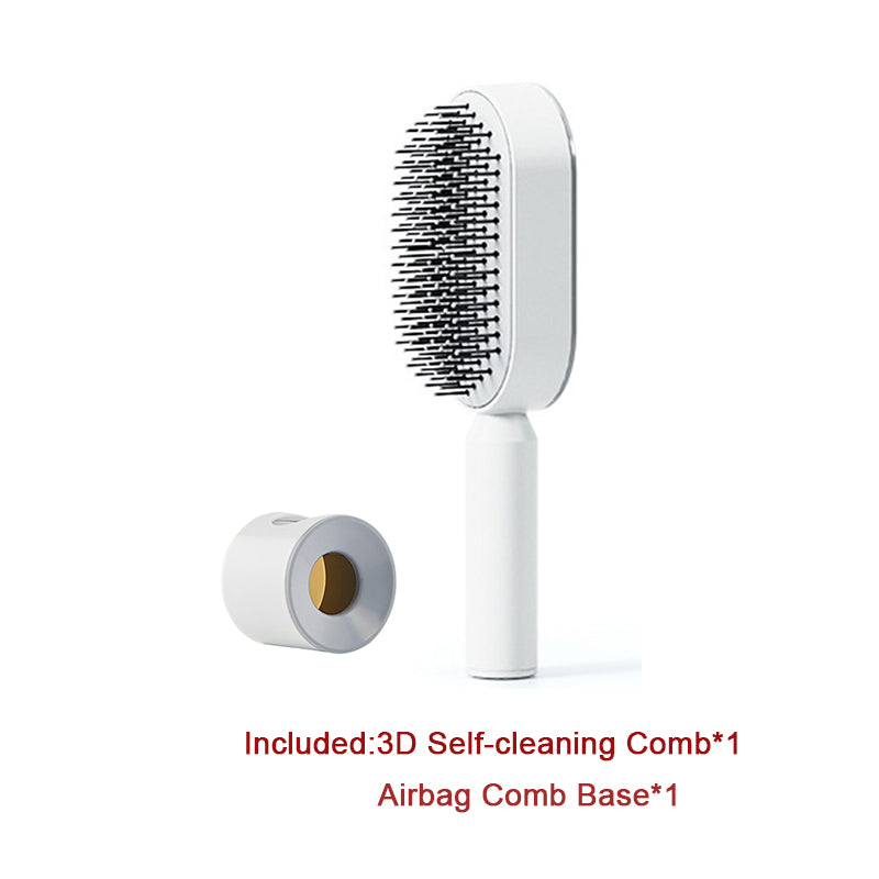 Self Cleaning Hair Brush For Women One-key Cleaning Hair Loss Airbag Massage Scalp Comb Anti-Static Hairbrush-480c1933b8072152170b0dc97667ef87