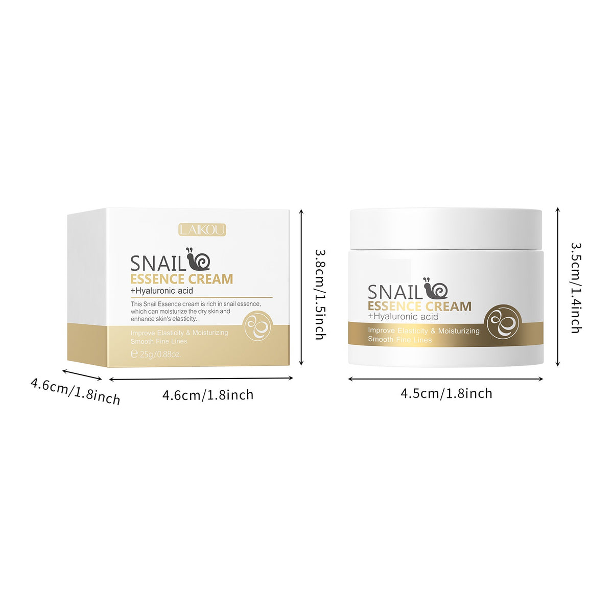 Moisturizing Skin Care Products Laikou Snail Cream-6d9f8b2f4f9e5fedd8548cd2905318f6