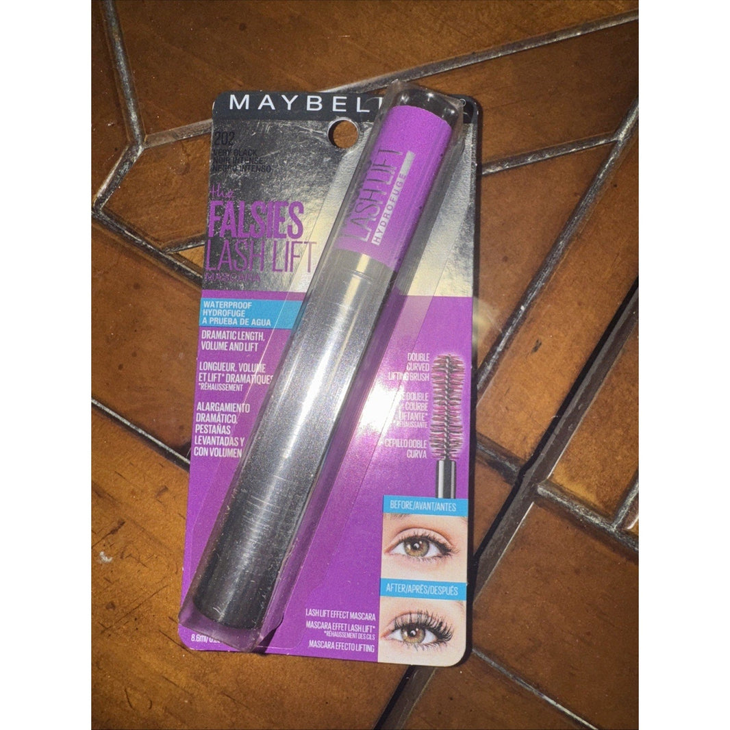 Maybelline New York Falsies Lash Lift Waterproof Mascara 0.29 oz 202 Very Black-Maybelline New York Falsies Lash Lift Waterproof Mascara 0.29 oz 202 Very Black