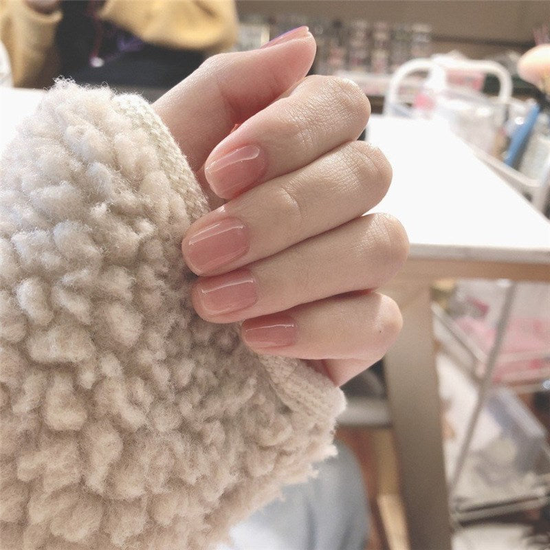 Jelly powder false nails-c39042607f8974872cf18aba93855248