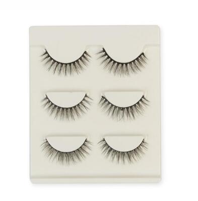 Compatible with Apple, 3 pair false eyelashes mink hair lashes Slim curly raised fake Eyelasehe extension Cilios Posticos makeup-10e467ca5af4a550853b3a10a98d983