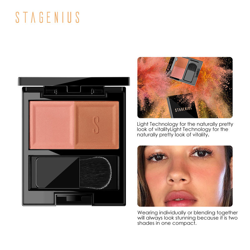 Two-color blush matte finish-bc78e17315ff77d724272059d652f38e