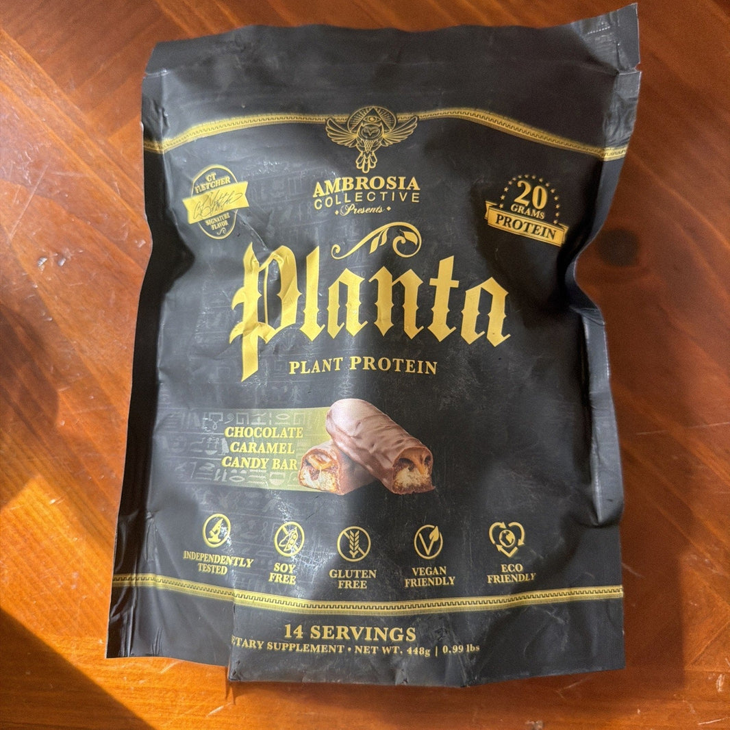 Plant Protein - Chocolate Caramel Candy Bar (14 Servings)-Plant Protein - Chocolate Caramel Candy Bar (14 Servings)