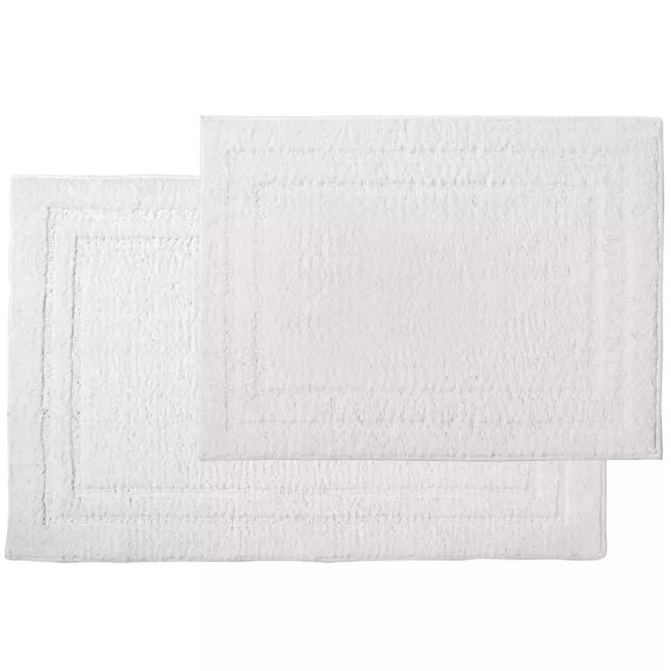 2-Piece: Bibb Home Microfiber Shag Bath Mat Set-2-Piece: Bibb Home Microfiber Shag Bath Mat Set