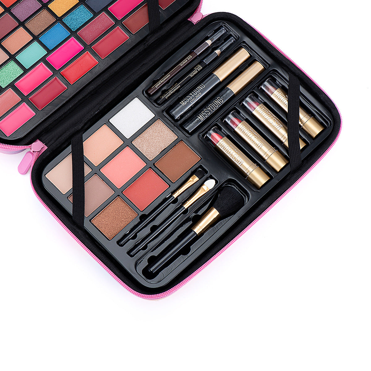 Lipstick Lip Glaze Eyebrow Pencil Highlighter Set-c804b7e483737041c7d9e110695703d3