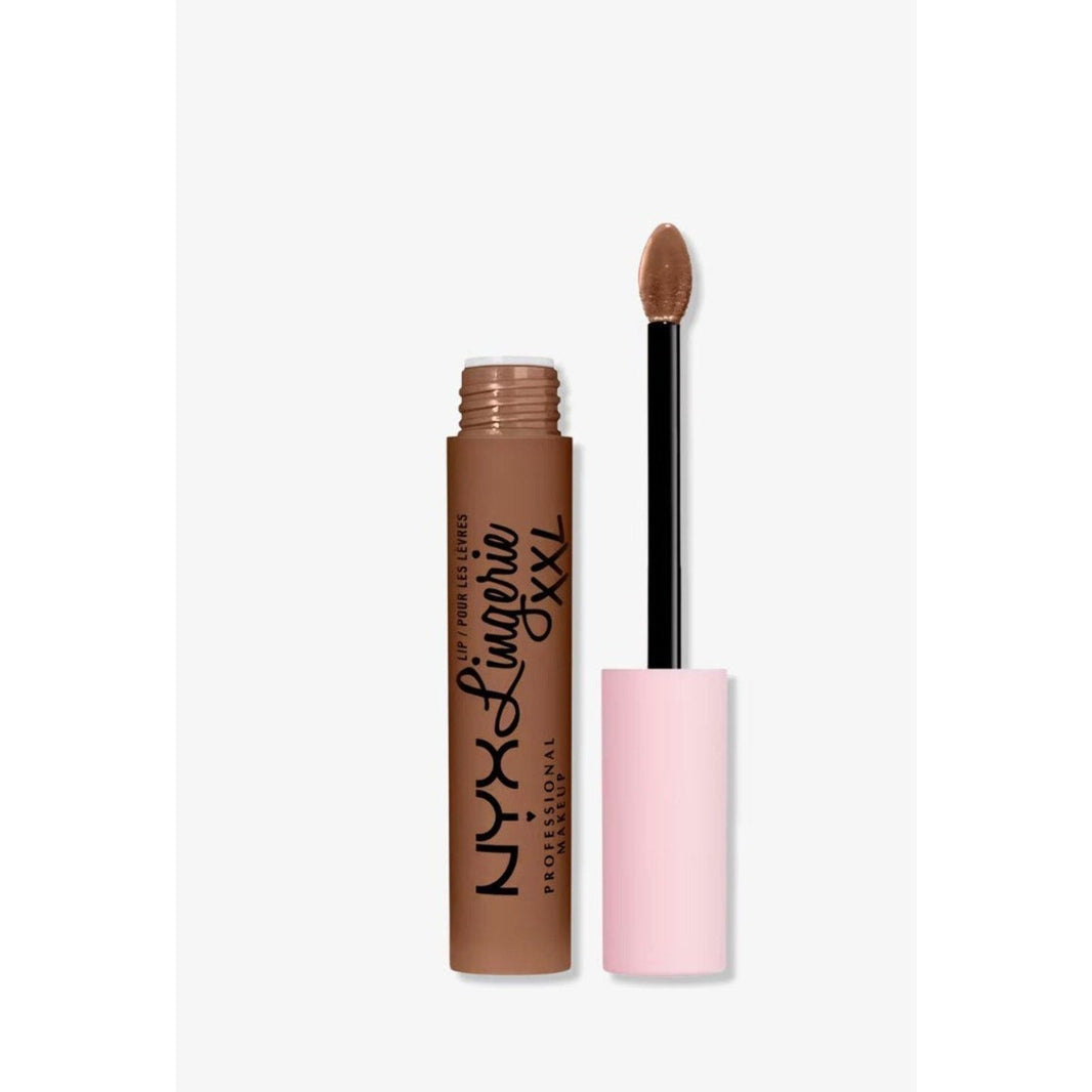 NYX Professional Makeup Lip Lingerie XXL Matte Liquid Lipstick - 29 Hot Caramelo-NYX Professional Makeup Lip Lingerie XXL Matte Liquid Lipstick - 29 Hot Caramelo