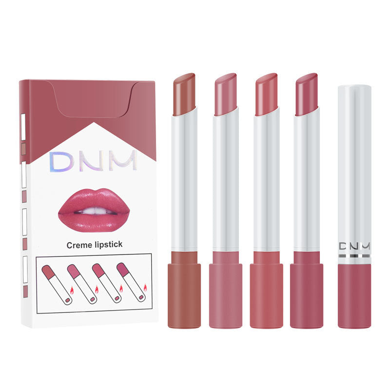 Four Makeup Set Non-stick Cigarette Pipe Thin Lipsticks-cacb5c6af95d5e3f7af90d12a9fcd068