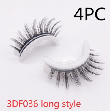 Reusable 3D Mink Lashes Natural False Eyelashes Self Adhesive Fake Glue Free Makeup Eyelash Extension Silk-edf1c68aa6623cfd742db7e19a45a710
