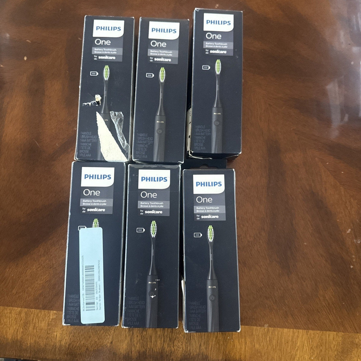 Philips One by Sonicare Battery Toothbrush HY1100/54 (6-Pack)-Philips One by Sonicare Battery Toothbrush HY1100/54 (6-Pack)