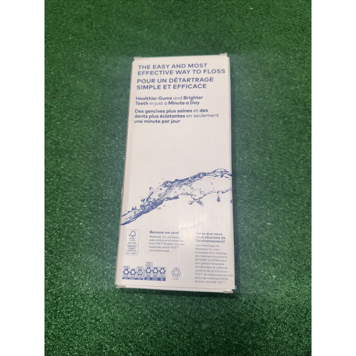 Waterpik Cordless Pulse Rechargeable Portable Water Flosser WF20CD013 White-Waterpik Cordless Pulse Rechargeable Portable Water Flosser WF20CD013 White