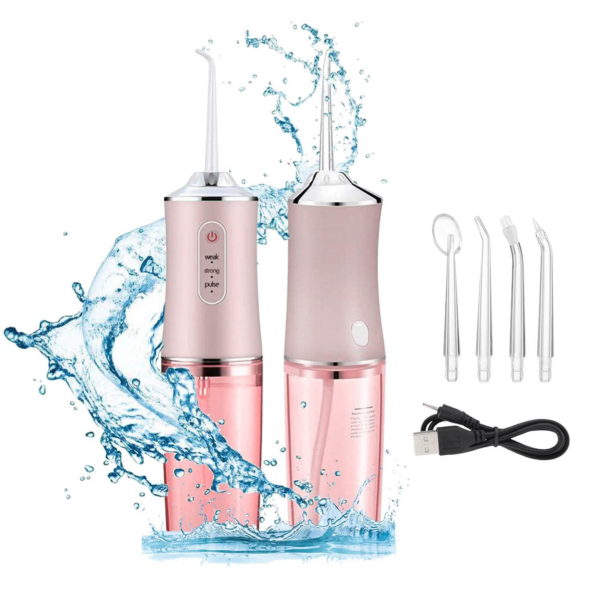 Professional Cordless Rechargeable 3 Modes Water Flosser Dental Oral Irrigator, Braces Cleaner-Professional Cordless Rechargeable 3 Modes Water Flosser Dental Oral Irrigator, Braces Cleaner