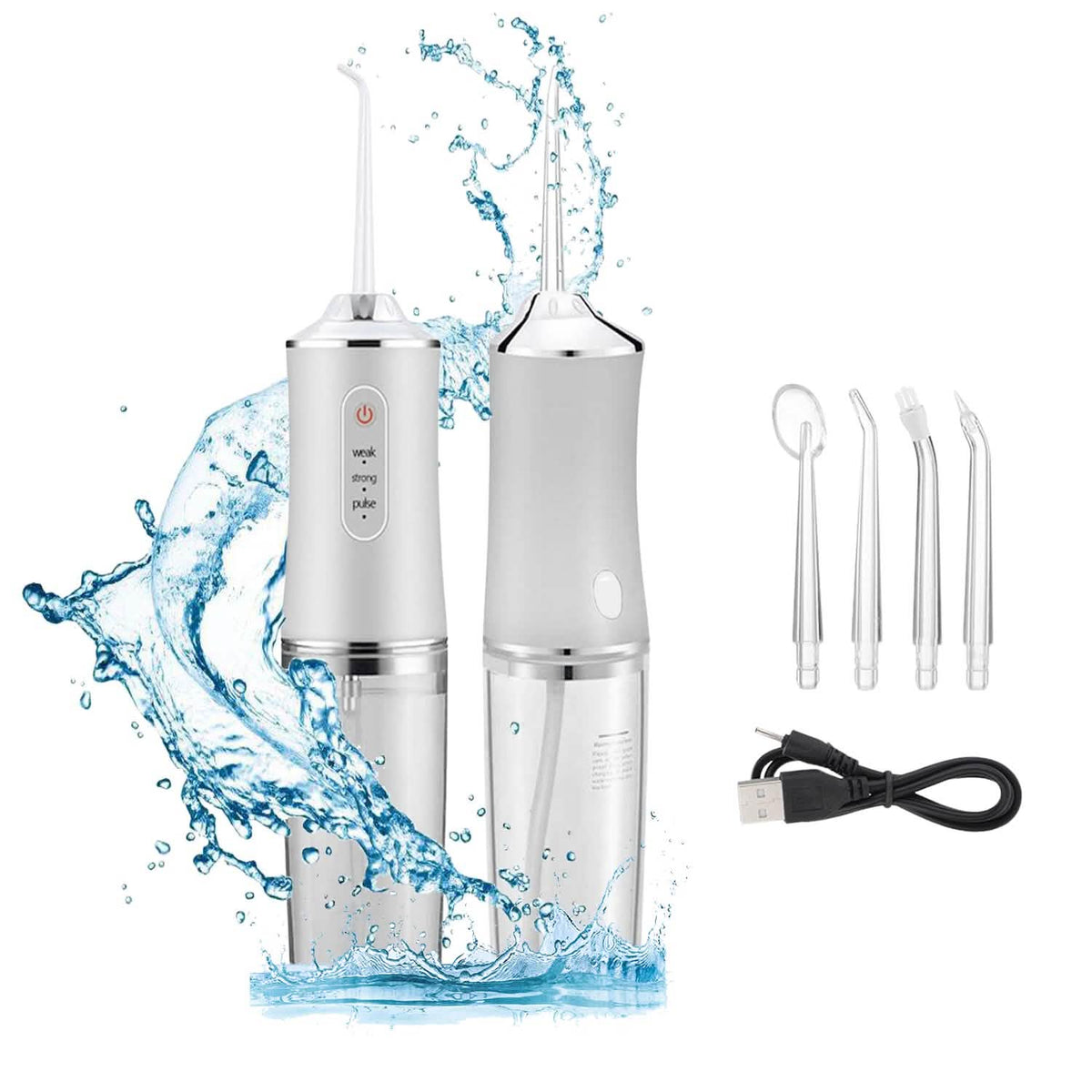 Professional Cordless Rechargeable 3 Modes Water Flosser Dental Oral Irrigator, Braces Cleaner-Professional Cordless Rechargeable 3 Modes Water Flosser Dental Oral Irrigator, Braces Cleaner