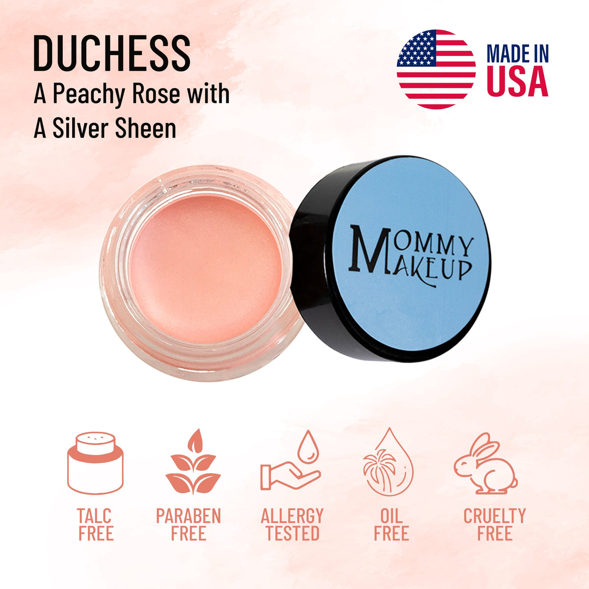 Duchess Any Wear Creme - A Waterproof Multi-tasking creme to powder product for eyes, cheeks & lips. Can be worn anywhere-Duchess Any Wear Creme - A Waterproof Multi-tasking creme to powder product for eyes, cheeks & lips. Can be worn anywhere
