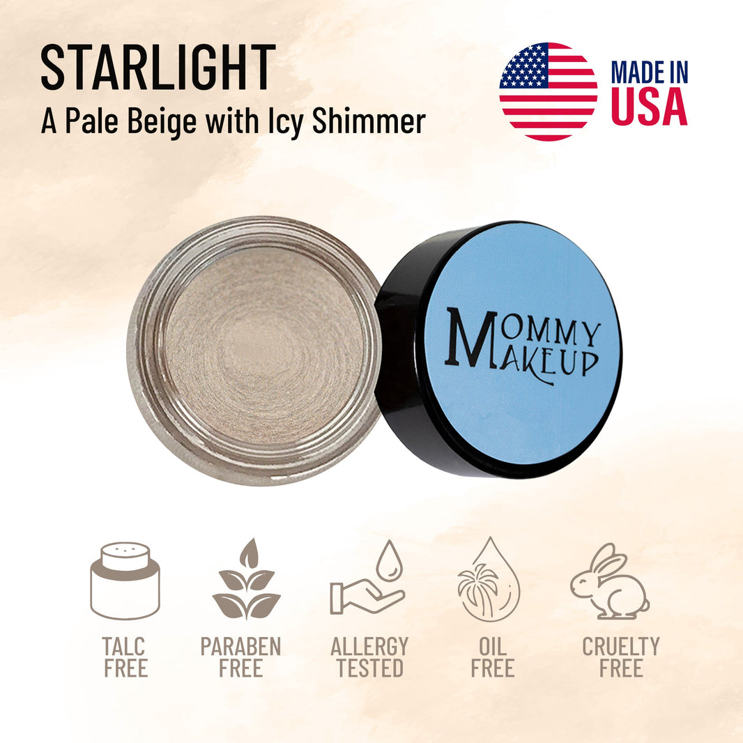 Starlight Any Wear Creme - A Waterproof Multi-tasking creme to powder product for eyes, cheeks & lips. Can be worn anywhere-Starlight Any Wear Creme - A Waterproof Multi-tasking creme to powder product for eyes, cheeks & lips. Can be worn anywhere