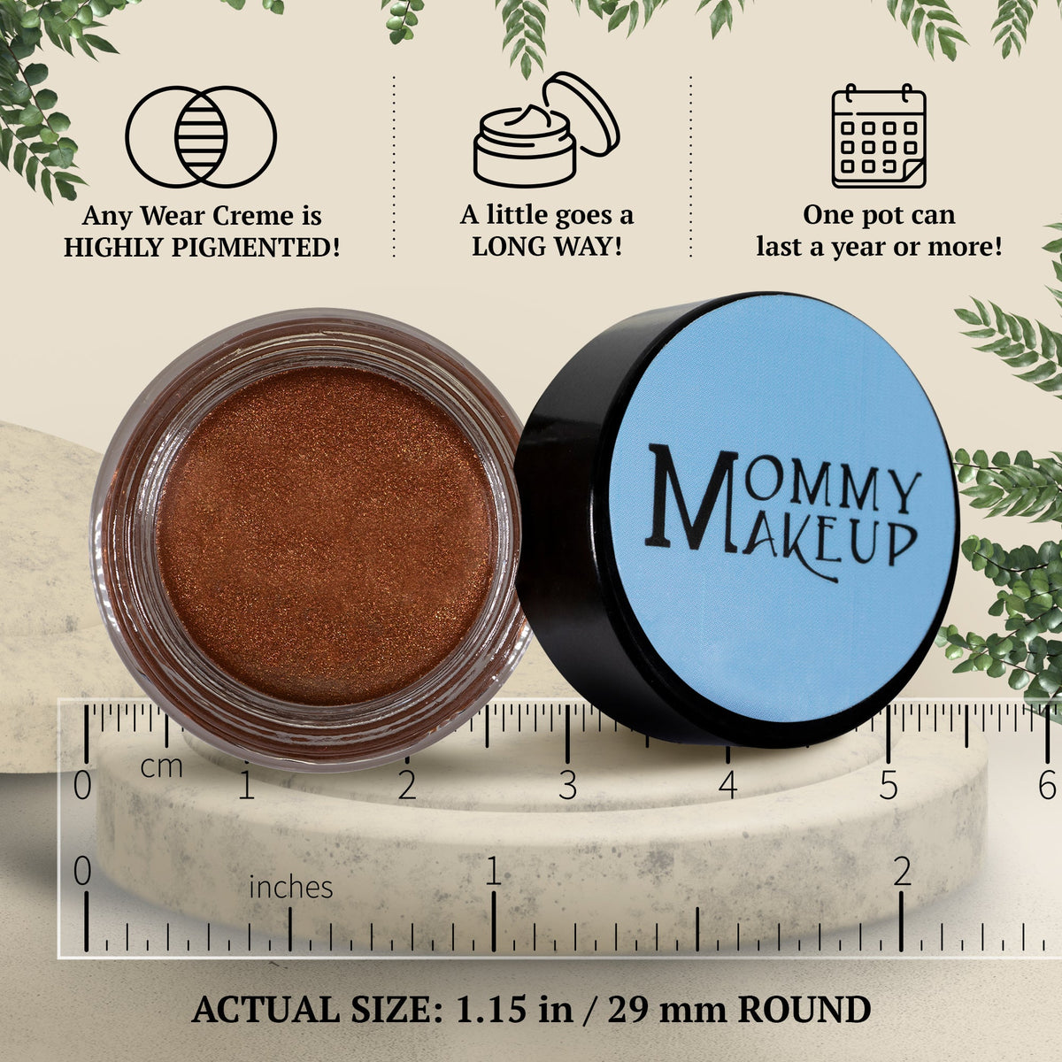 Hot Fudge Any Wear Creme - A Waterproof Multi-tasking creme to powder product for eyes, cheeks & lips. Can be worn anywhere-Hot Fudge Any Wear Creme - A Waterproof Multi-tasking creme to powder product for eyes, cheeks & lips. Can be worn anywhere