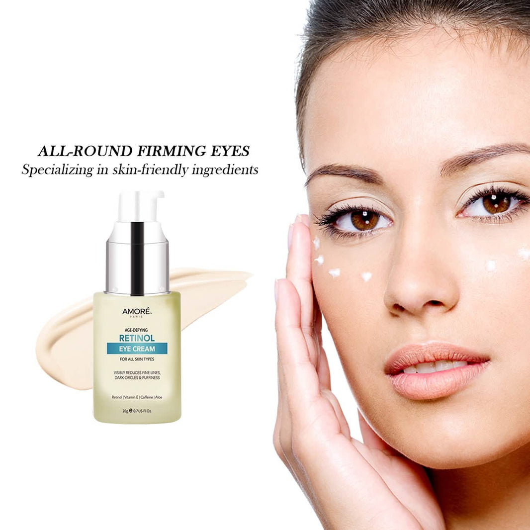Anti-Aging Soothing Retinol Eye Cream A with Aloe, Hyaluronic Acid and Vitamin E-Anti-Aging Soothing Retinol Eye Cream A with Aloe, Hyaluronic Acid and Vitamin E