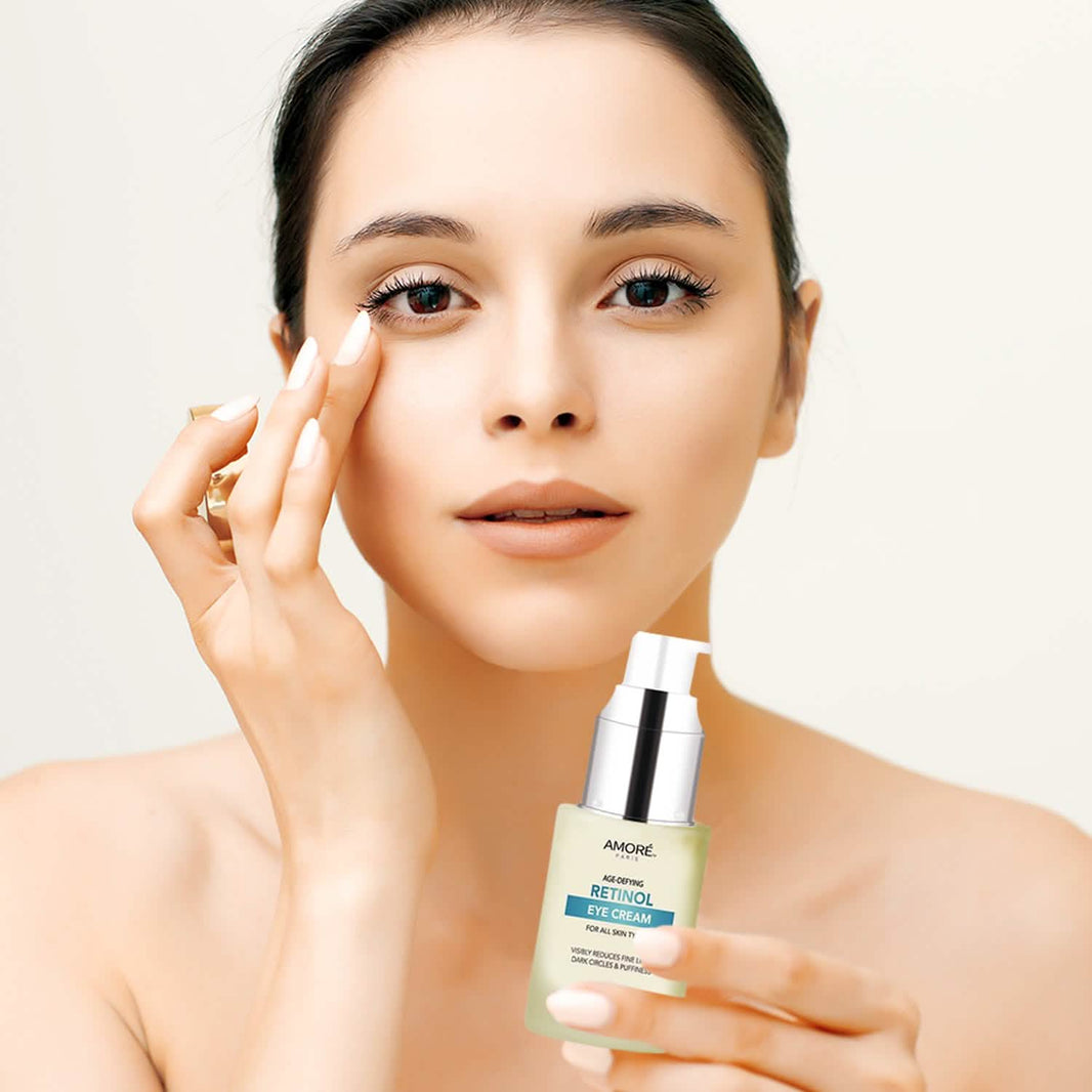 Anti-Aging Soothing Retinol Eye Cream A with Aloe, Hyaluronic Acid and Vitamin E-Anti-Aging Soothing Retinol Eye Cream A with Aloe, Hyaluronic Acid and Vitamin E