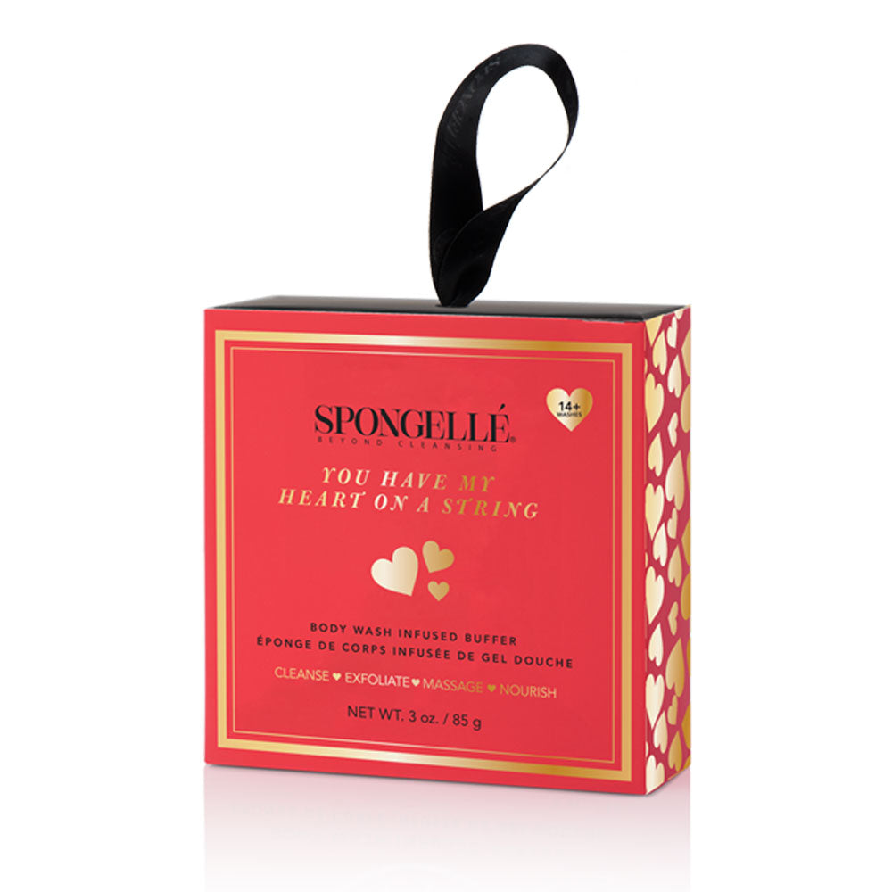 You Have My Heart on a String: Boxed Heart Shaped Sponge-You Have My Heart on a String: Boxed Heart Shaped Sponge