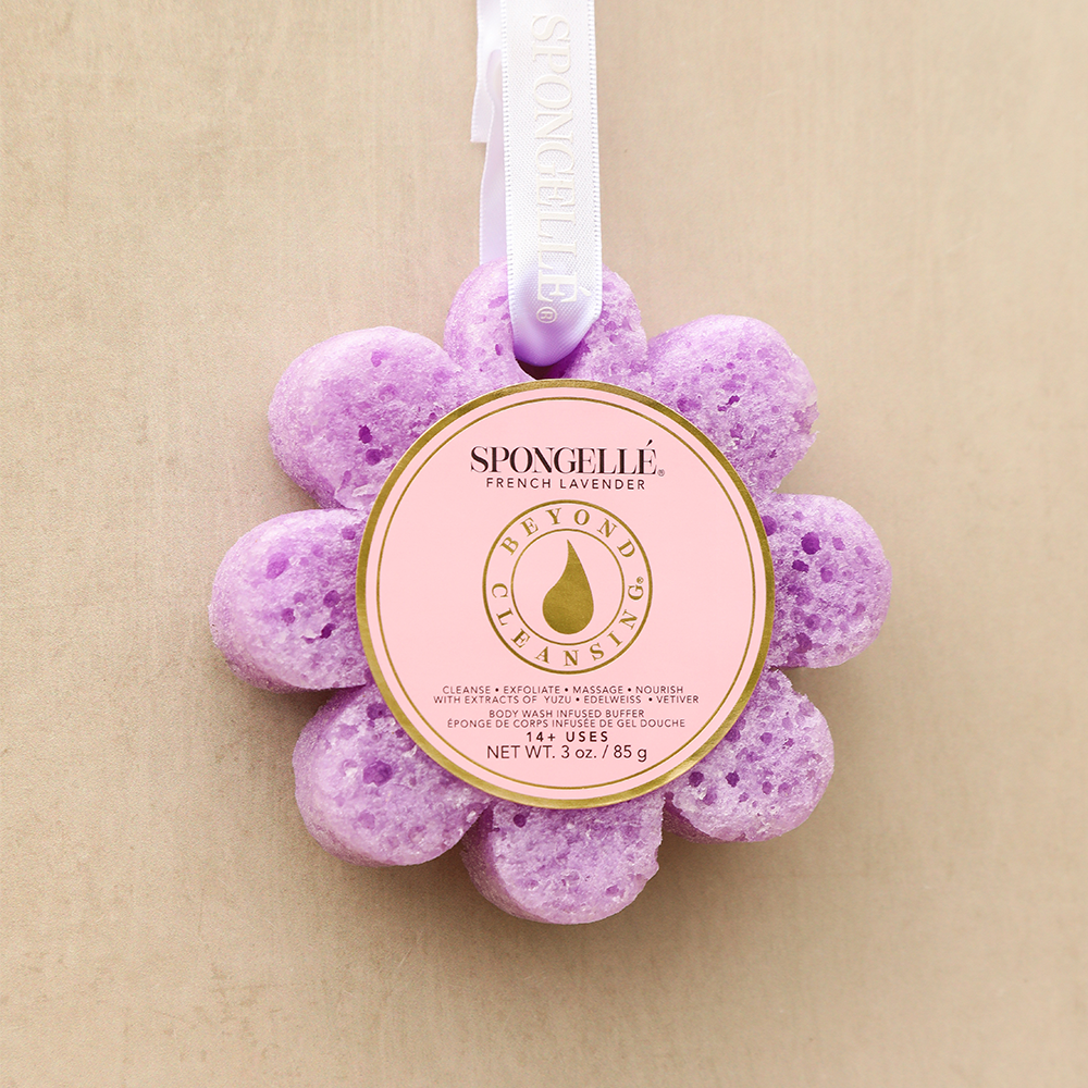 French Lavender Wild Flower Bath Sponge-French Lavender Wild Flower Bath Sponge