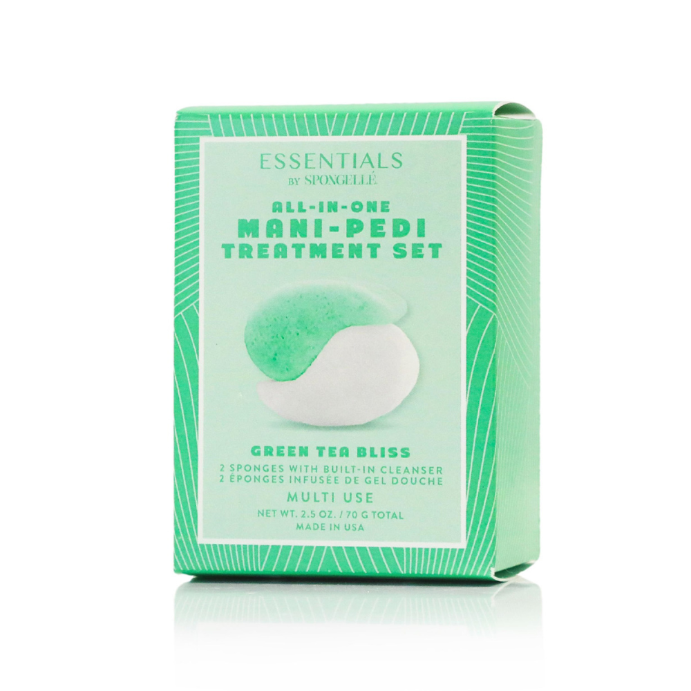 Green Tea Bliss Mani-Pedi Treatment Set | Essentials-Green Tea Bliss Mani-Pedi Treatment Set | Essentials