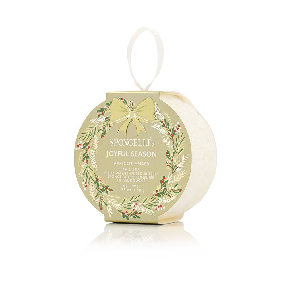 Joyful Season - Apricot Amber | Holiday Wreath-Joyful Season - Apricot Amber | Holiday Wreath