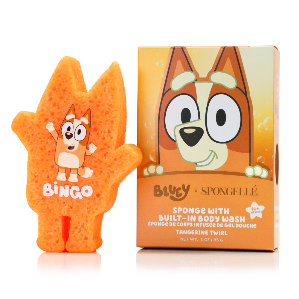 Bingo - Tangerine Twirl Body Buffer | Bluey-Bingo - Tangerine Twirl Body Buffer | Bluey