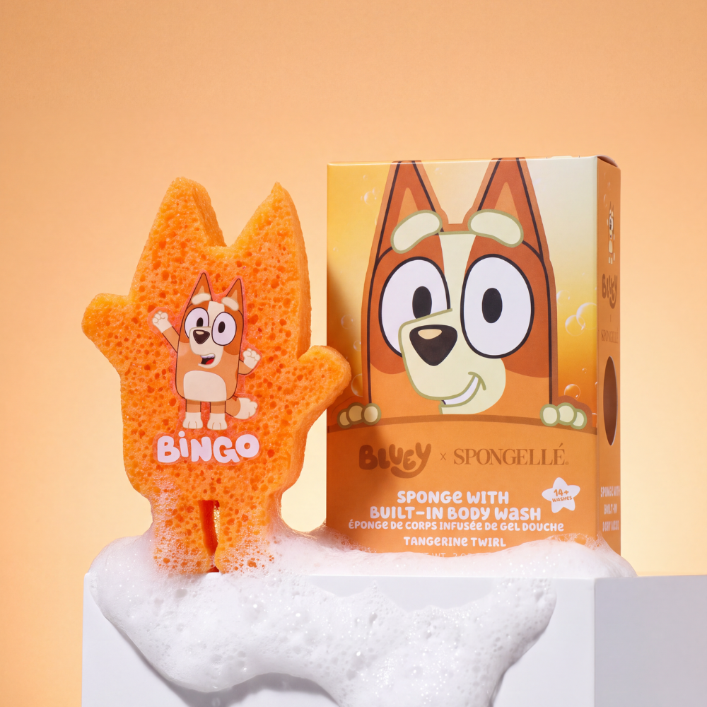 Bingo - Tangerine Twirl Body Buffer | Bluey-Bingo - Tangerine Twirl Body Buffer | Bluey