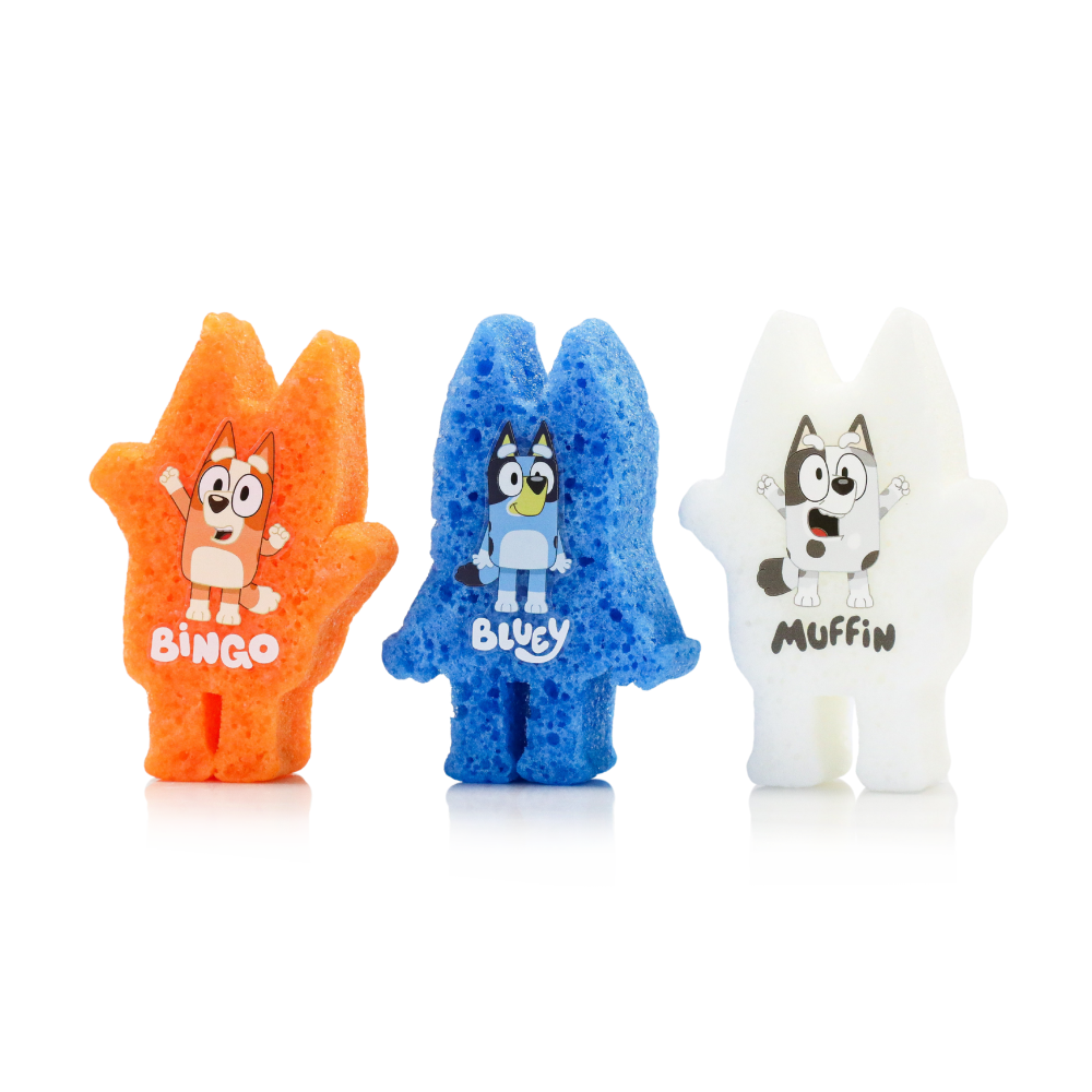 Bluey Body Wash Infused Buffer Gift Set-Bluey Body Wash Infused Buffer Gift Set