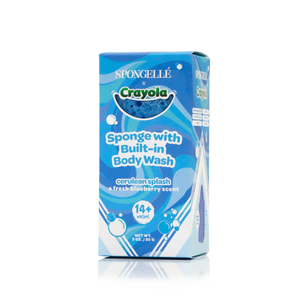 Cerulean Splash Body Buffer | Crayola-Cerulean Splash Body Buffer | Crayola