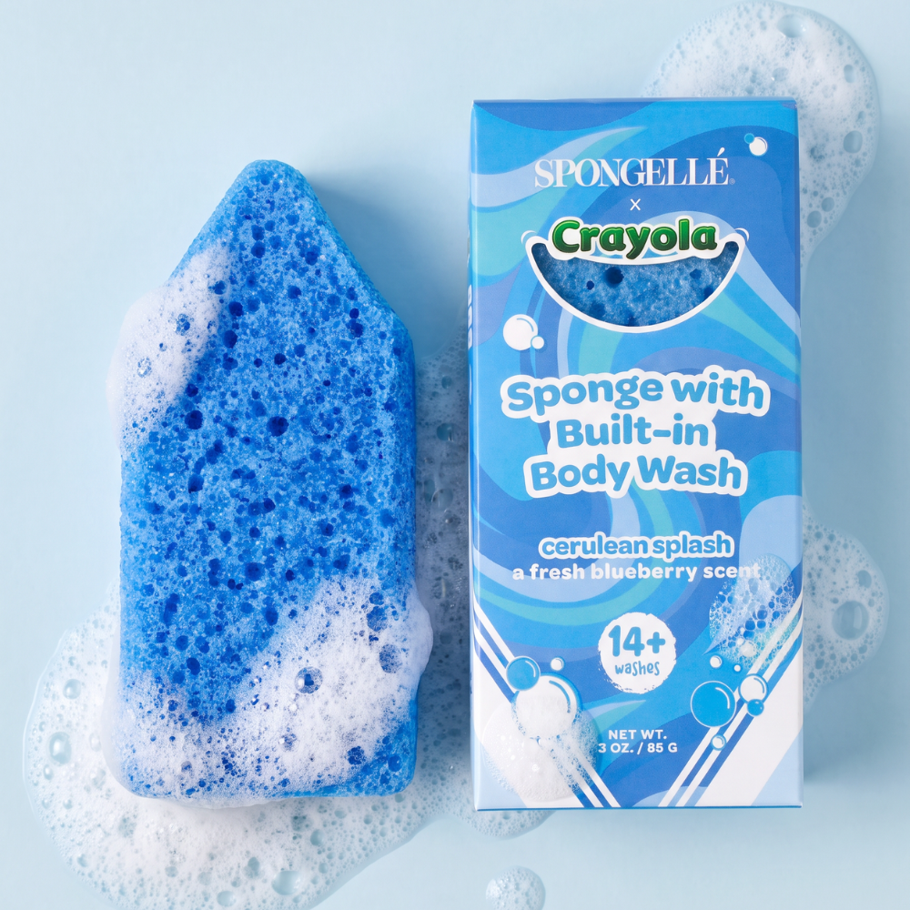 Cerulean Splash Body Buffer | Crayola-Cerulean Splash Body Buffer | Crayola