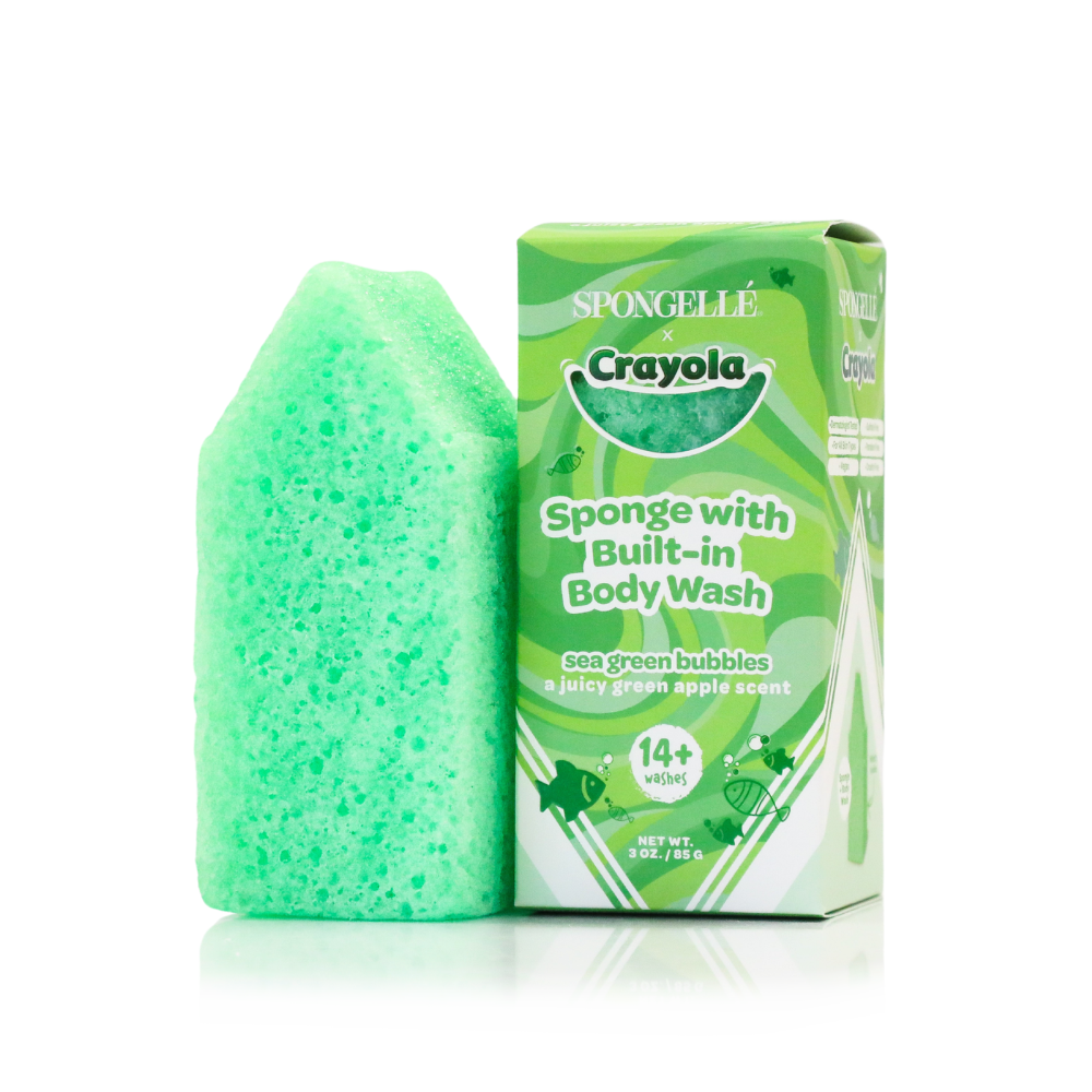 Sea Green Bubbles Body Buffer | Crayola-Sea Green Bubbles Body Buffer | Crayola