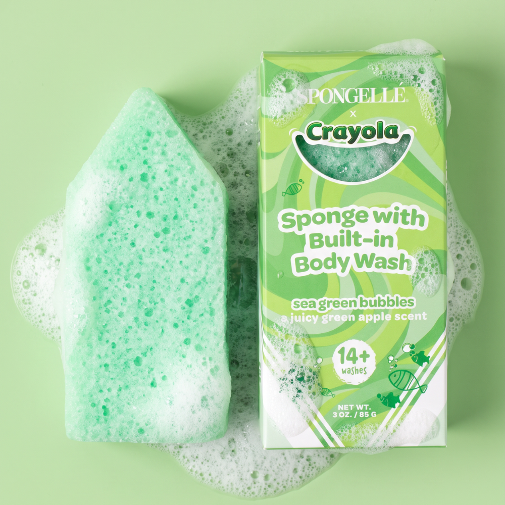 Sea Green Bubbles Body Buffer | Crayola-Sea Green Bubbles Body Buffer | Crayola