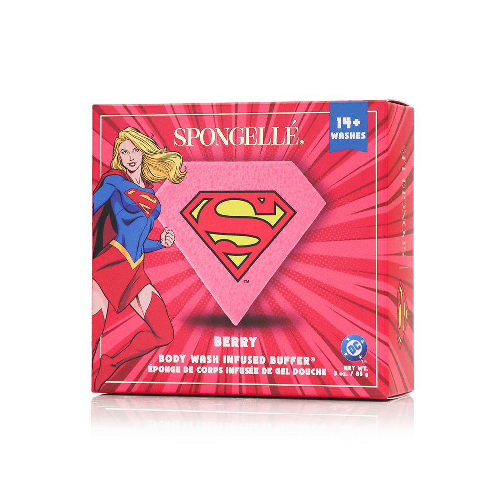 Supergirl™ Berry Body Buffer | DC Superhero-Supergirl™ Berry Body Buffer | DC Superhero