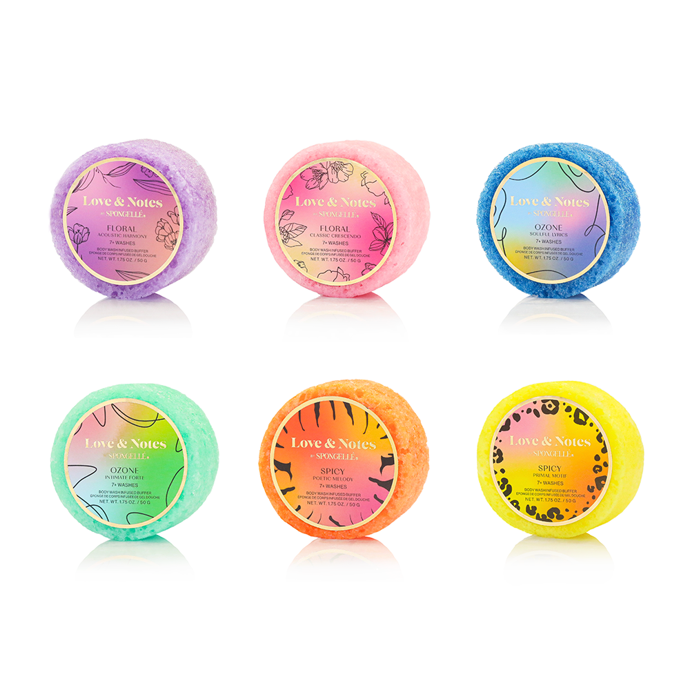 Love & Notes Spongette Assorted Pack-Love & Notes Spongette Assorted Pack