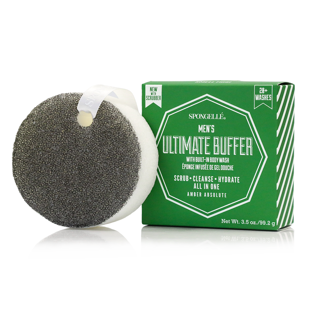 20+ Men's Ultimate Buffer | Black Scrubber-20+ Men's Ultimate Buffer | Black Scrubber