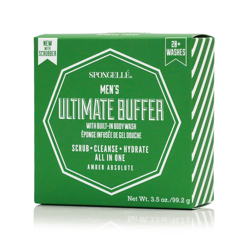 20+ Men's Ultimate Buffer | Black Scrubber-20+ Men's Ultimate Buffer | Black Scrubber