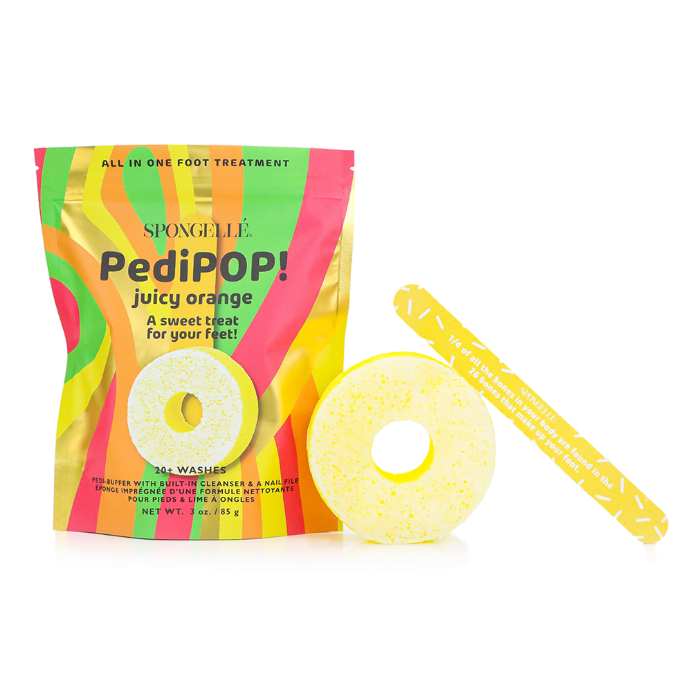 Juicy Orange | PediPOP! Pedi Buffer & Nail File-Juicy Orange | PediPOP! Pedi Buffer & Nail File