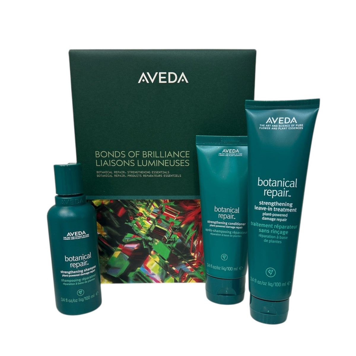 AVEDA Limited-Edition Bonds of Brilliance Botanical Repair Strengthening Essentials Gift Set-AVEDA Limited-Edition Bonds of Brilliance Botanical Repair Strengthening Essentials Gift Set