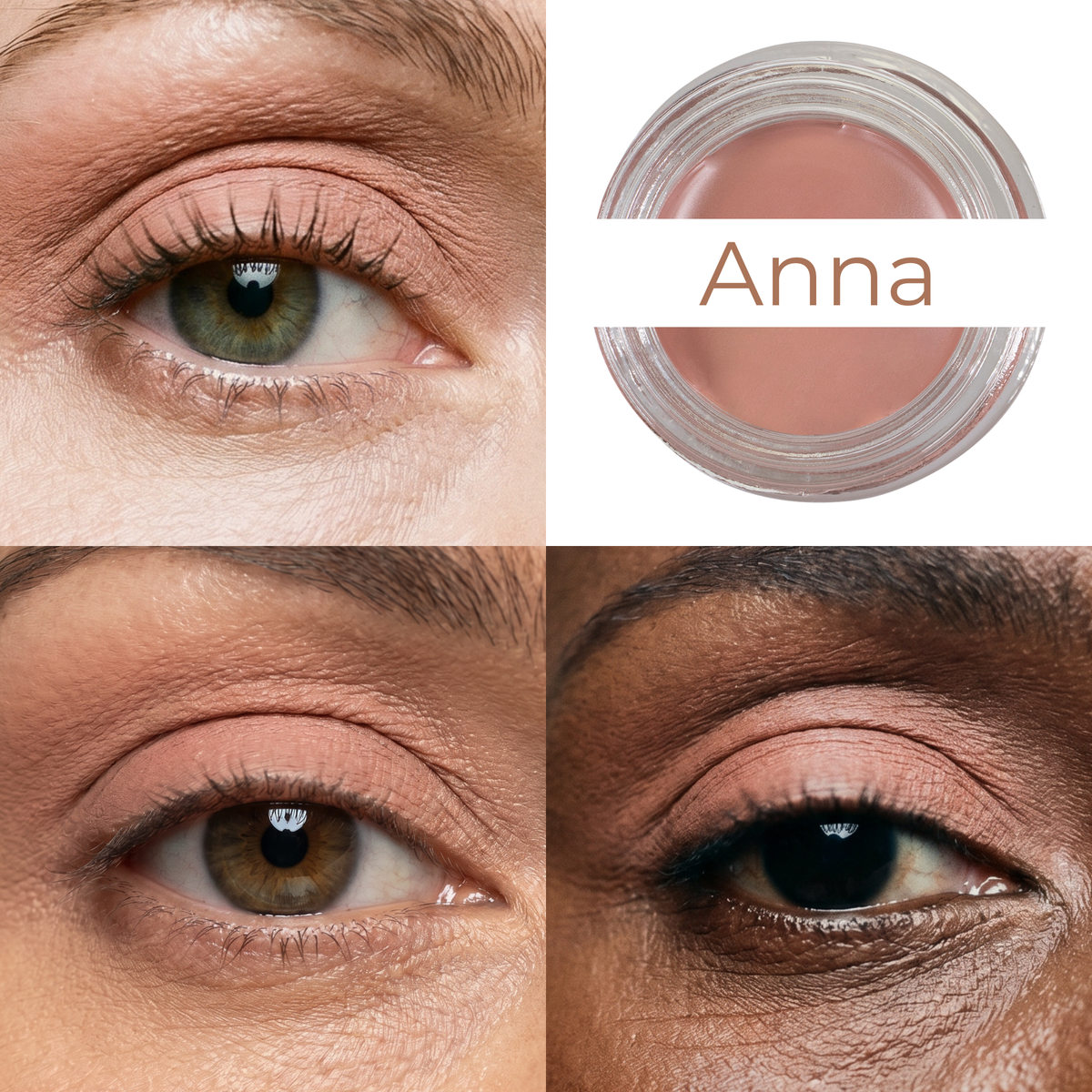 Anna Any Wear Creme - A Waterproof Multi-tasking creme to powder product for eyes, cheeks & lips. Can be worn anywhere-Anna Any Wear Creme - A Waterproof Multi-tasking creme to powder product for eyes, cheeks & lips. Can be worn anywhere