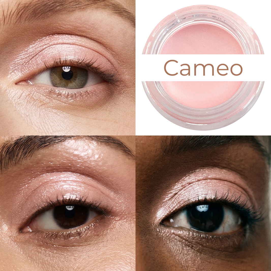 Cameo Any Wear Creme - A Waterproof Multi-tasking creme to powder product for eyes, cheeks & lips. Can be worn anywhere-Cameo Any Wear Creme - A Waterproof Multi-tasking creme to powder product for eyes, cheeks & lips. Can be worn anywhere