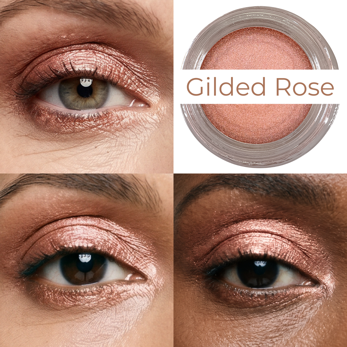 Gilded Rose Any Wear Creme - A Waterproof Multi-tasking creme to powder product for eyes, cheeks & lips. Can be worn anywhere-Gilded Rose Any Wear Creme - A Waterproof Multi-tasking creme to powder product for eyes, cheeks & lips. Can be worn anywhere
