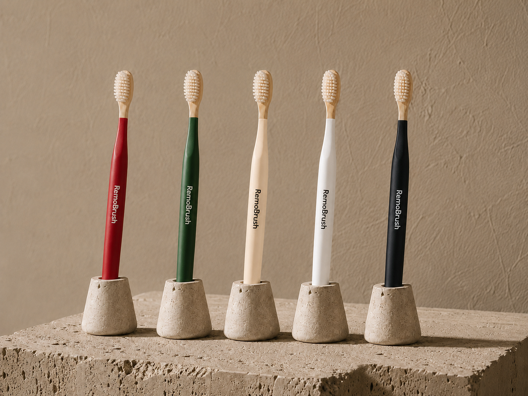 RemoBrush – Miswak Bristles Bamboo Toothbrush-RemoBrush – Miswak Bristles Bamboo Toothbrush