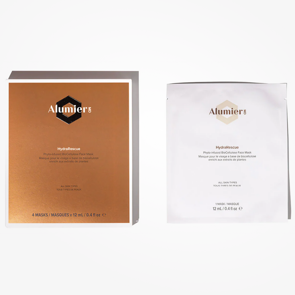 HydraRescue BioCellulose Face Mask (4-Pack)-HydraRescue BioCellulose Face Mask (4-Pack)